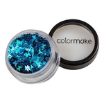 Colormake Shine Formatos Borboleta Azul Turquesa - Glitter