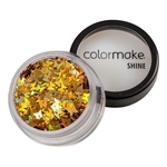 Colormake Shine Formatos Borboleta Ouro - Glitter 2g Blz