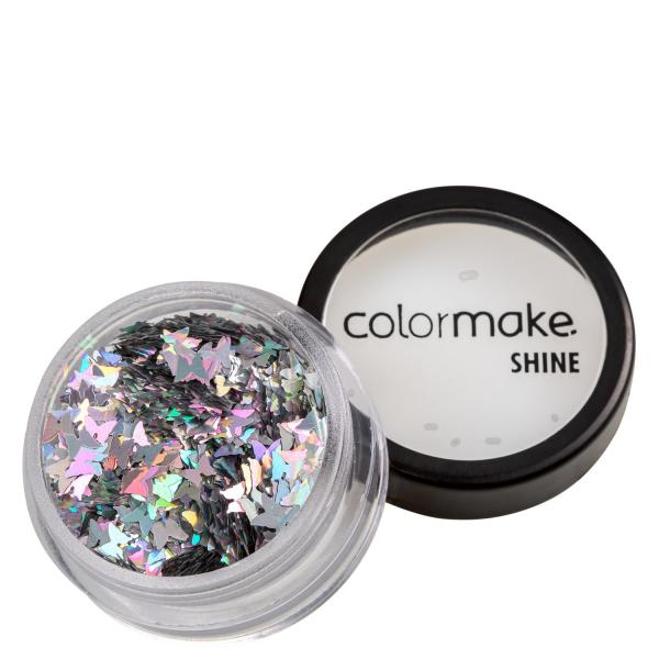 Colormake Shine Formatos Borboleta Prata - Glitter 2g