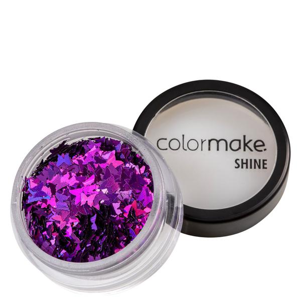 Colormake Shine Formatos Borboleta Roxo - Glitter 2g