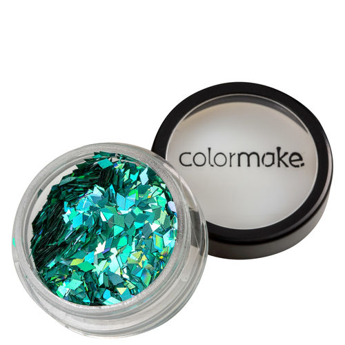 Colormake Shine Formatos Diamante Azul Turquesa - Glitter 2g