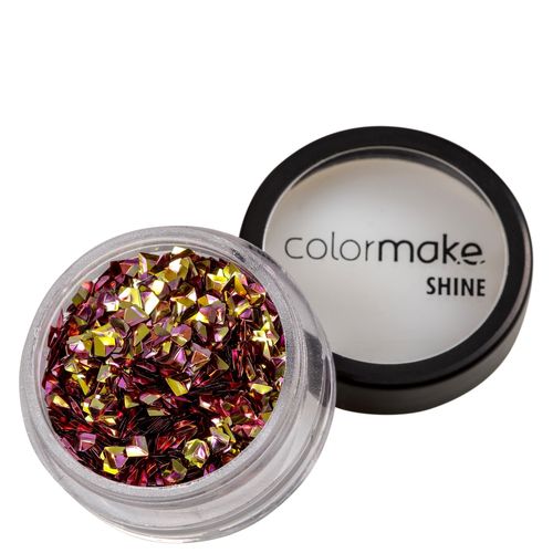 Colormake Shine Formatos Diamante 3d Ouro - Glitter 2g