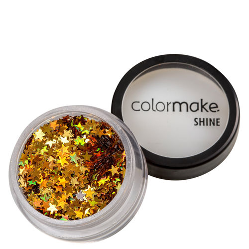 Colormake Shine Formatos Estrela Ouro - Glitter 2g