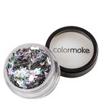 Colormake Shine Formatos Meia Lua Prata - Glitter 2g