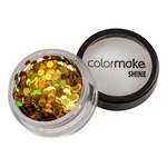 Colormake Shine Formatos Ponto Ouro - Glitter 2g Blz