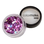 Colormake Shine Formatos Ponto Pink - Glitter 2g
