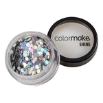 Colormake Shine Formatos Ponto Prata - Glitter 2g