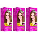 Colortotal Tinta Creme 8.0 Louro Claro 50g (kit C/03)
