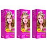 Colortotal Tinta Creme 9.0 Louro Médio Claro 50g (kit C/03)