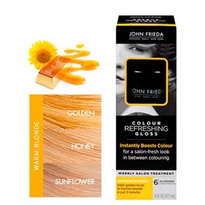 Colour Refreshing Gloss 177ml John Frieda - Tratamento para Cabelos Coloridos Warm Blonde