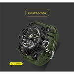 Colourful Sport Watch Luxury Double Display Cold Light Electronic Waterproof