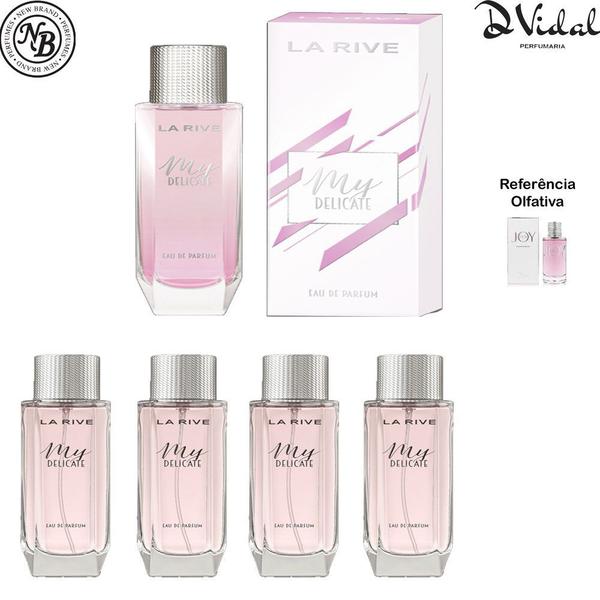 Combo 04 Perfumes - My Delicate Eau de Parfum La Rive - Perfume 90ml