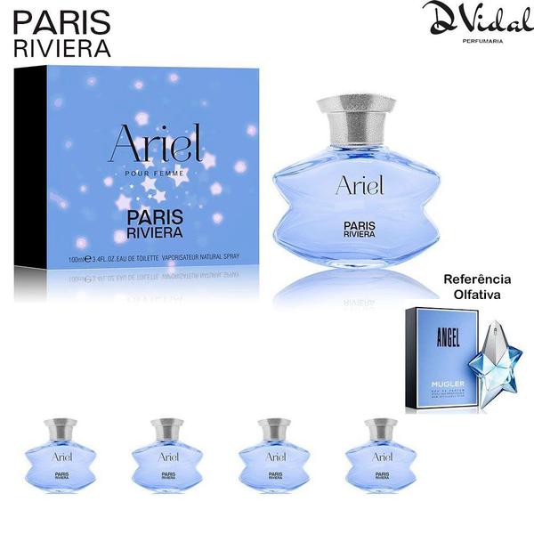 Combo 04 Perfumes Paris Riviera- Ariel Edt 100 Ml