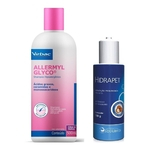 Combo 1un Shampoo Allermyl Glyco 500ml + 1un Hidrapet 100g