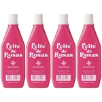 Combo 4 Desodorante Leite De Rosas + Proteção Para Seu Corpo Indicado Para A Limpeza Da Pele 170ml