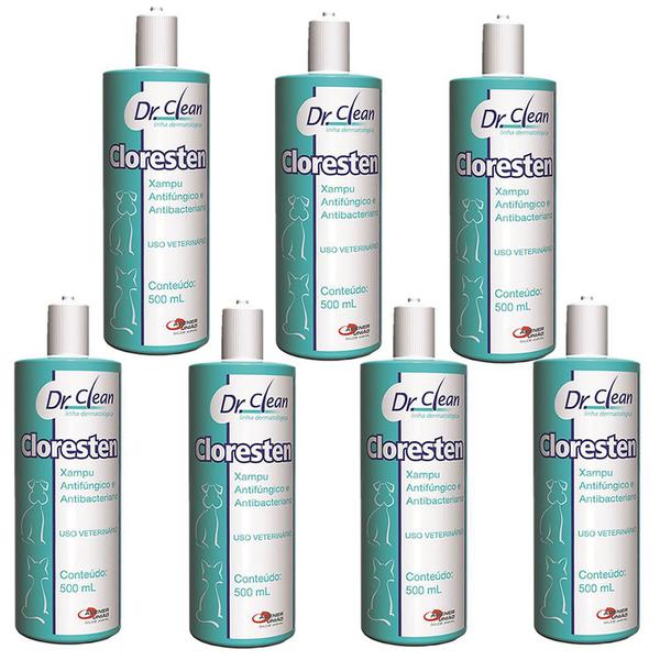 Combo 7un Shampoo Cloresten 500ml - Agener - Agener Uniao