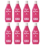 Combo 8 Leite de rosas desodorante tradicional combate a oleosidade limpa e protege sua pele 100ml