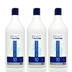 Combo 3 Água Oxigenada EFAC OX 10 Volumes - 900ml cada