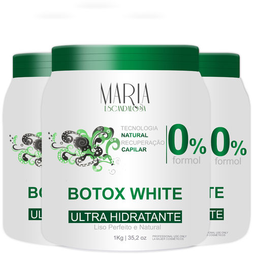 Combo 3 Botox White Orgânico Maria Escandalosa - 1kg