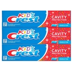 Combo Com 3 Crest Kids Cavity Protection Creme Dental 130 G