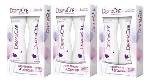 Combo Dermaone com 3 Kits Sabonete Íntimo Igual Dermacyd Intima - Cimed