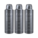 Combo Desodorante Zaad Go - 3 Unidades do Antitranspirante Aerosol Zaad Go O Boticário