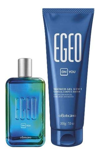 Combo Egeo On You: Desodorante Colônia + Shower Gel Cabelo, Corpo e Barba