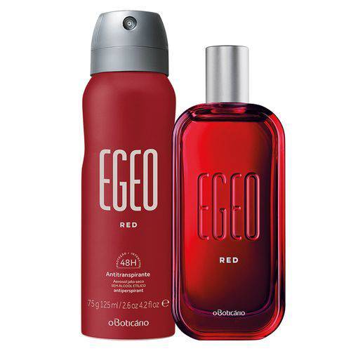 Combo Egeo Red: Des. Colônia + Antitranspirante Aerosol