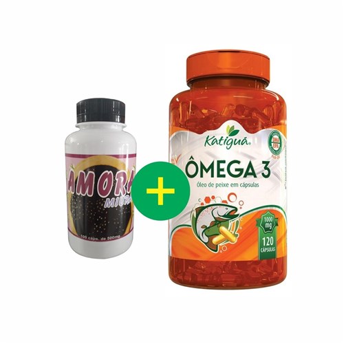 Combo Kit Amora Miura Medic Flora + Omega 3 120 Cápsulas