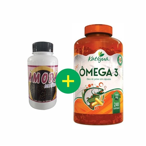 Combo Kit Amora Miura Medic Flora + Omega 3 240 Cáps