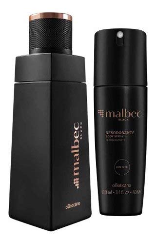 Combo Malbec Black: Desodorante Colônia + Desodorante Body Spray