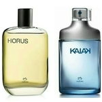Combo Perfumes Natura - Desodorante Colônia Kaiak Masculino, 100ml + Desodorante Colônia Horus, 100ml
