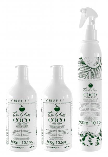 Combo Restauração Capilar Shampoo Condicionador Agua de Coco Terra Coco