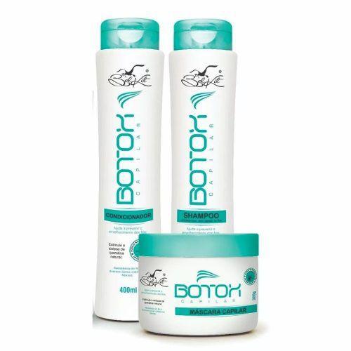 Combo Shampoo, Condicionador e Máscara Botox Capilar - Belkit