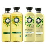 Combo 2 Shampoos + 2 Cond. Herbal Essences 400ml Shine