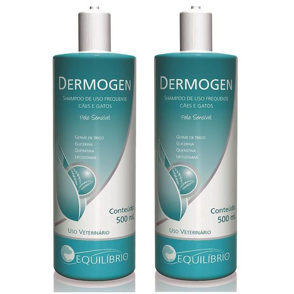 Combo 2un Shampoo Dermogen Pele Sensível 500ml - Agener - Agener Uniao