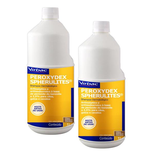 Combo 2un Shampoo Peroxydex Spherulites 1l - Virbac