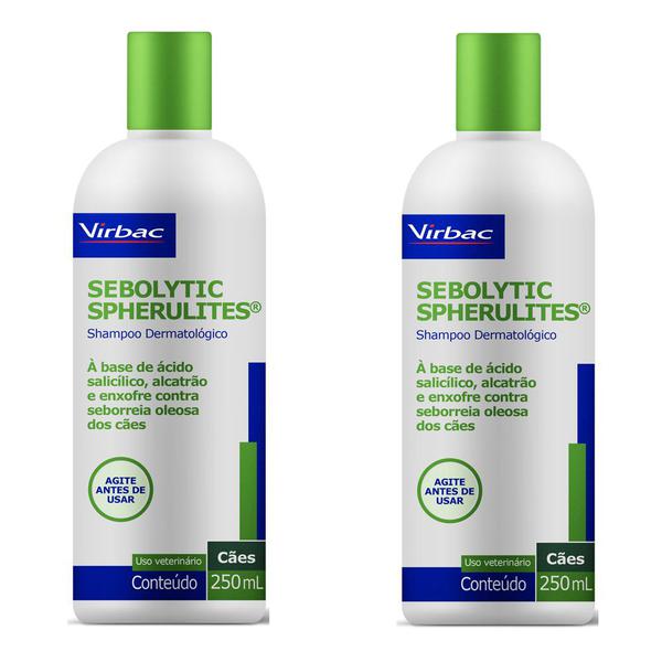 Combo 2un Shampoo Sebolytic Seborreia Oleosa - Virbac