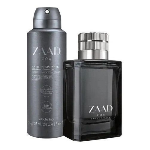 Combo Zaad Go Eau De Parfum 95ml + Antitranspirante Aerossol LANÇAMENTO boticario