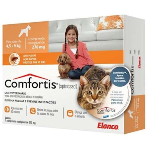 Comfortis Medicamento para Pulgas de Cachorros e Gatos