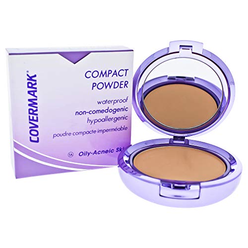 Compact Powder Waterproof - 1A - Oily-Acneic Skin By Covermark For Women - 0.35 Oz Powder
