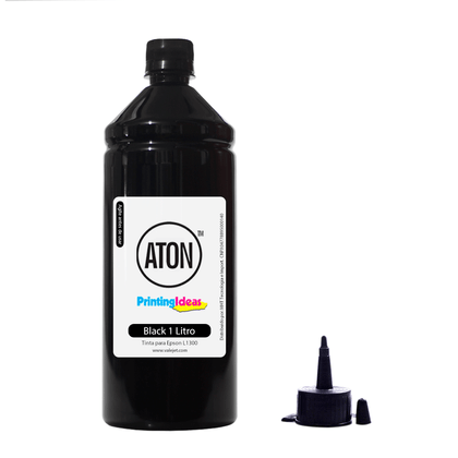 Compatível: Tinta L1300 Epson Bulk Ink Black 1 Litro Corante Aton Tinta L1300 para Epson Bulk Ink Black 1 Litro Corante Aton