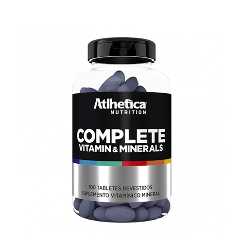 Complete Vitamin & Minerals 100 Cápsulas - Atlhetica