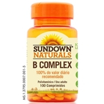 Complexo B 100 comprimidos Sundown