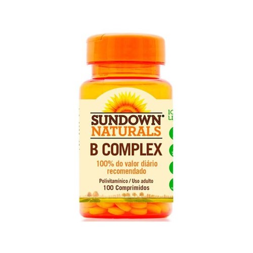 Complexo B - 100 Comprimidos - Sundown