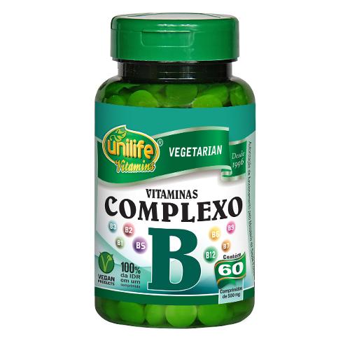 Complexo B 60 Comprimidos - 500mg - Unilife