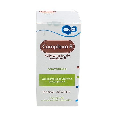 Complexo B EMS com 20 Comprimidos