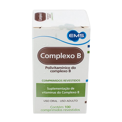 Complexo B EMS com 100 Comprimidos