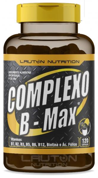 Complexo B Max 120 Capsulas Lauton - Lauton Nutrition
