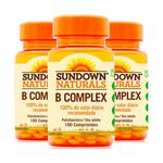 Complexo B - 3x 100 Comprimidos - Sundown